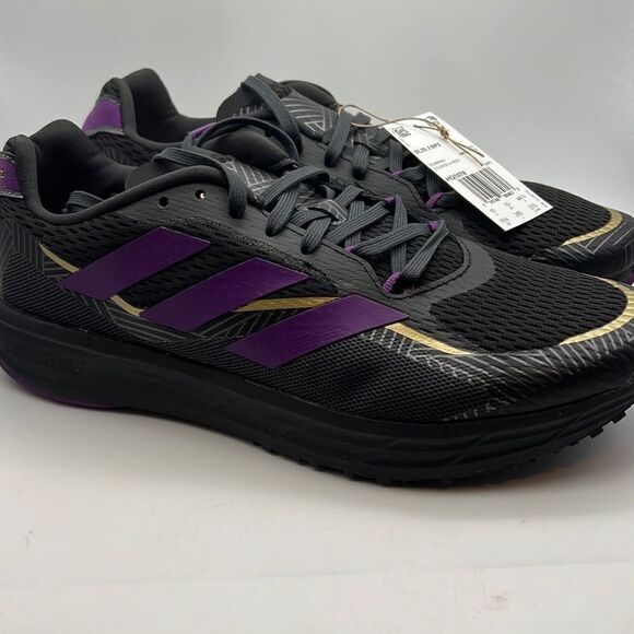 Adidas Black Panther SL20.3 BP2 Running Shoes Wakanda HQ1078 Marvel Men 10.5-NWT - Picture 2 of 10